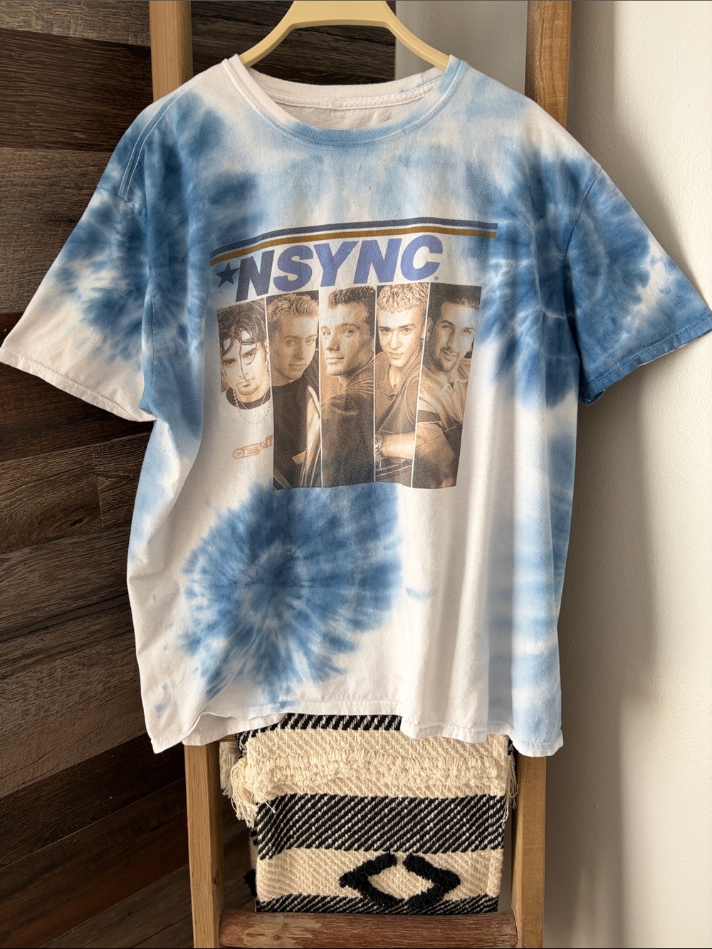 *NSYNC Custom Tie-Dye Band Tee